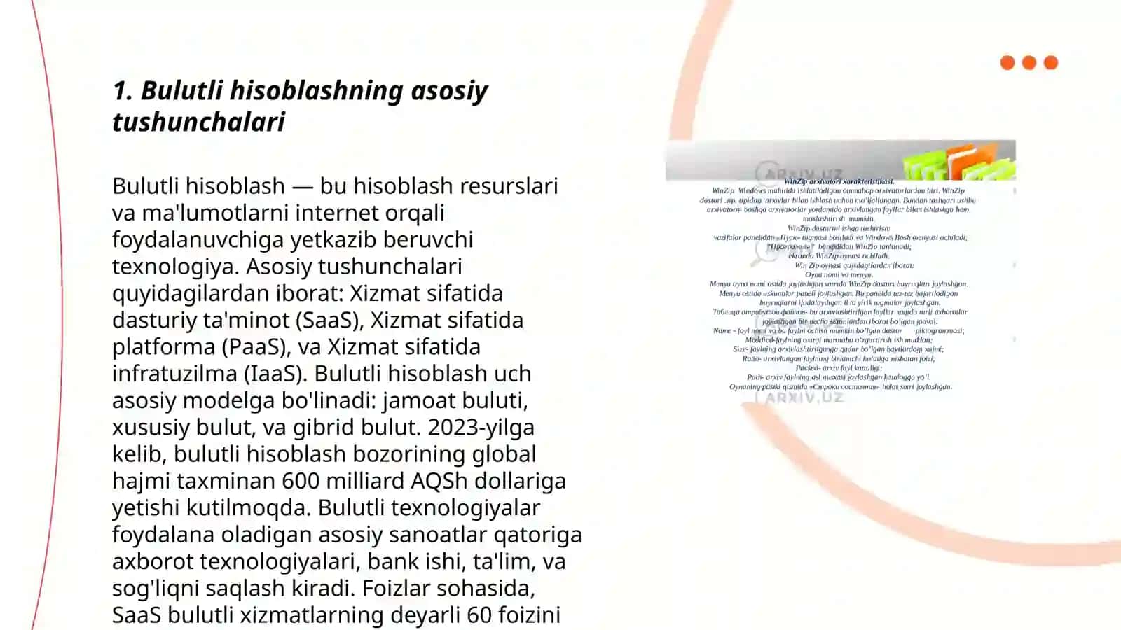 Bulut texnologiyalari va ular bilan ishlash 3