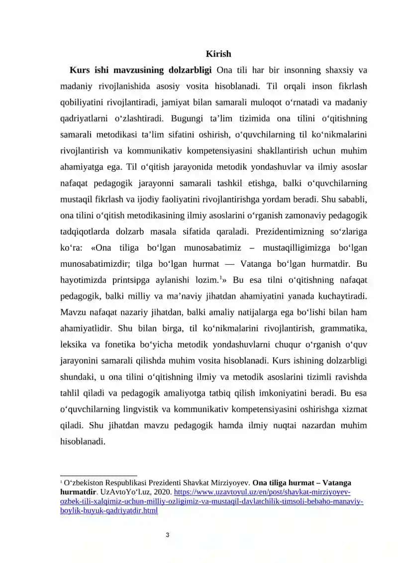 Ona tilini o‘qitish metodikasining ilmiy asoslari 3