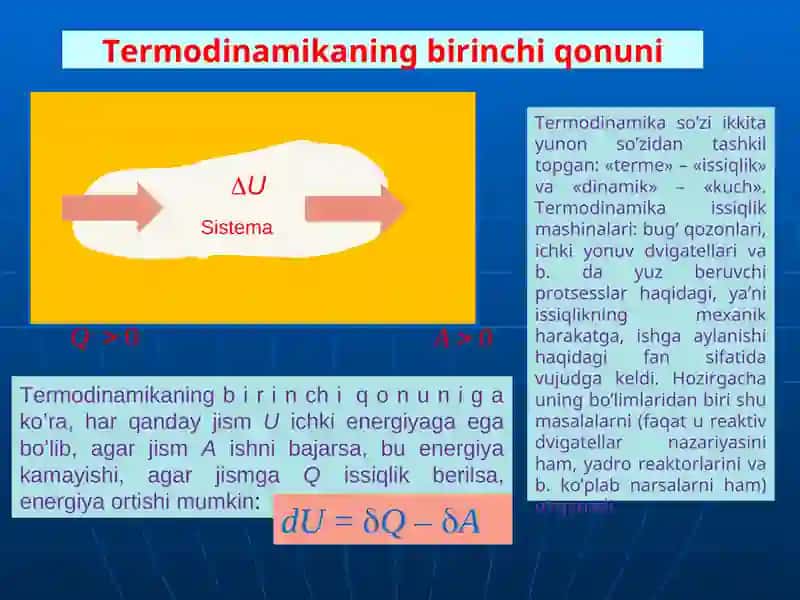Termodinamika asoslari va termokimyo 3