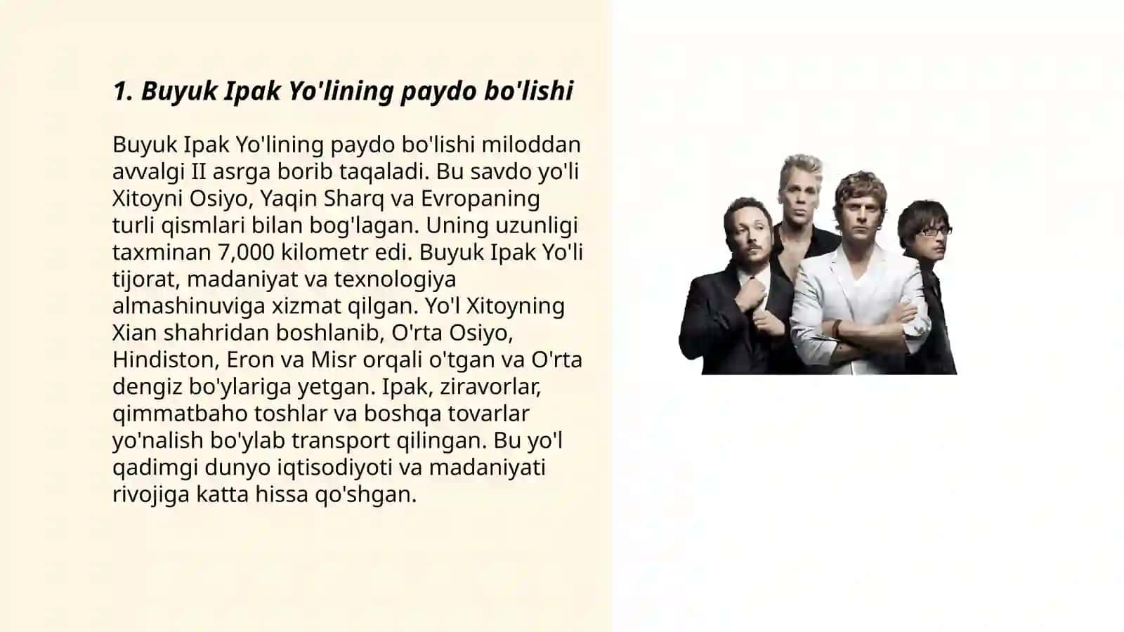 Buyuk ipak yo'li va uning insoniyat tarixidagi o'rni 3