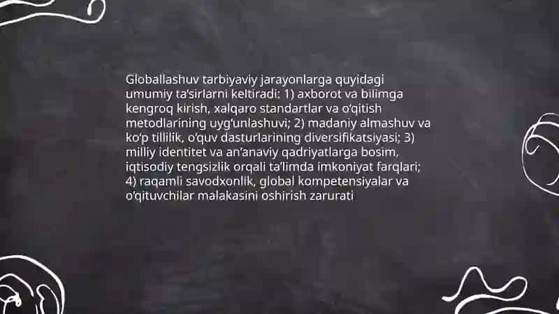 Globallashuv va uning tarbiyaga ta’siri 3