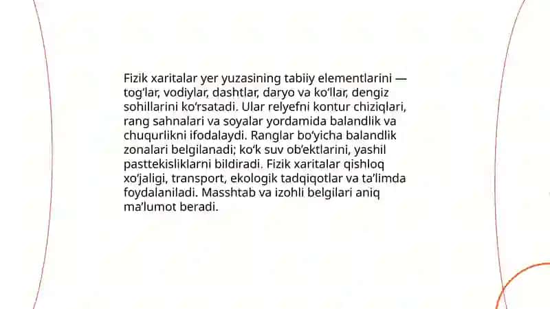 Fizik xaritalar 3