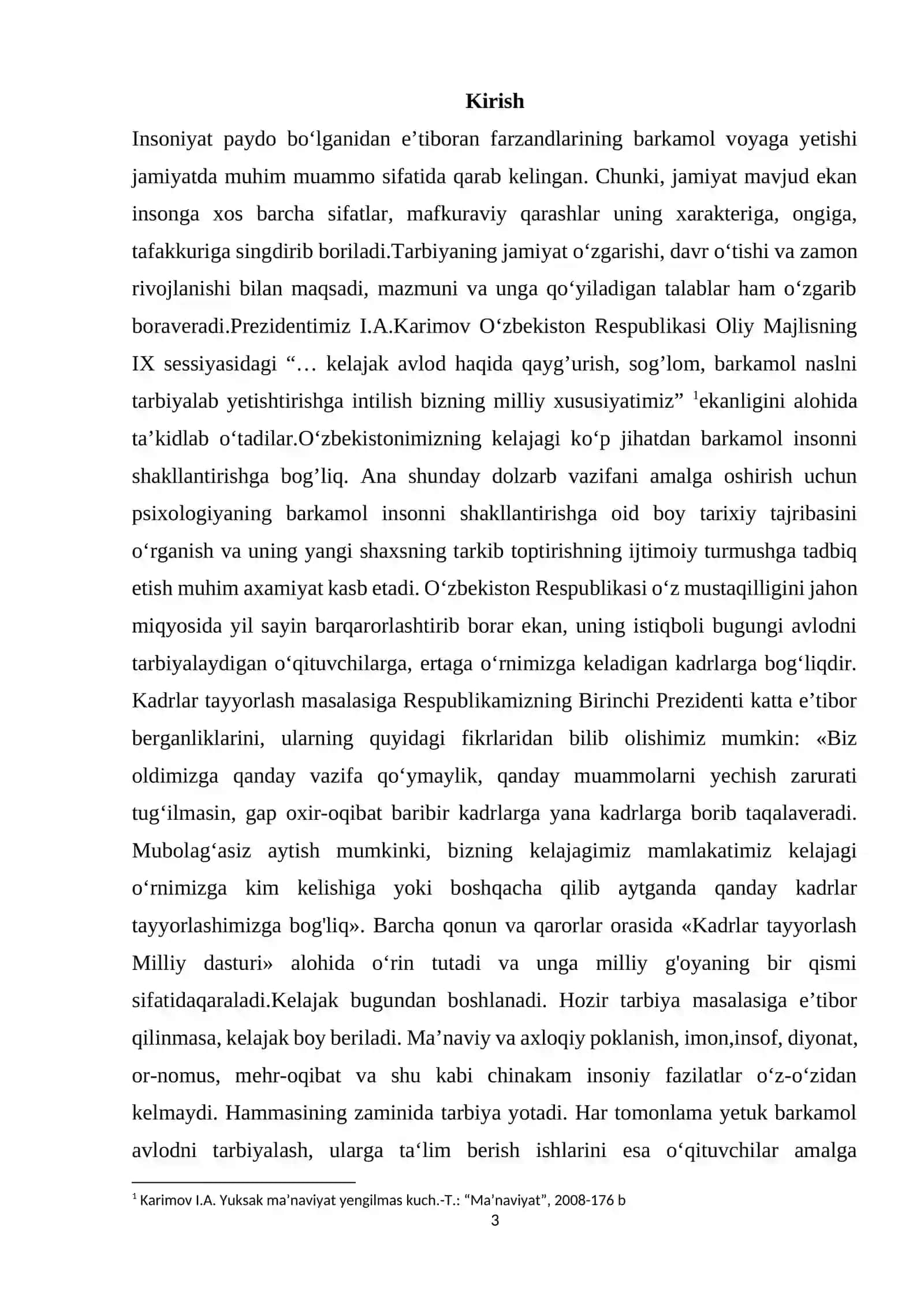 Rivojlanish psixologiyasi 3