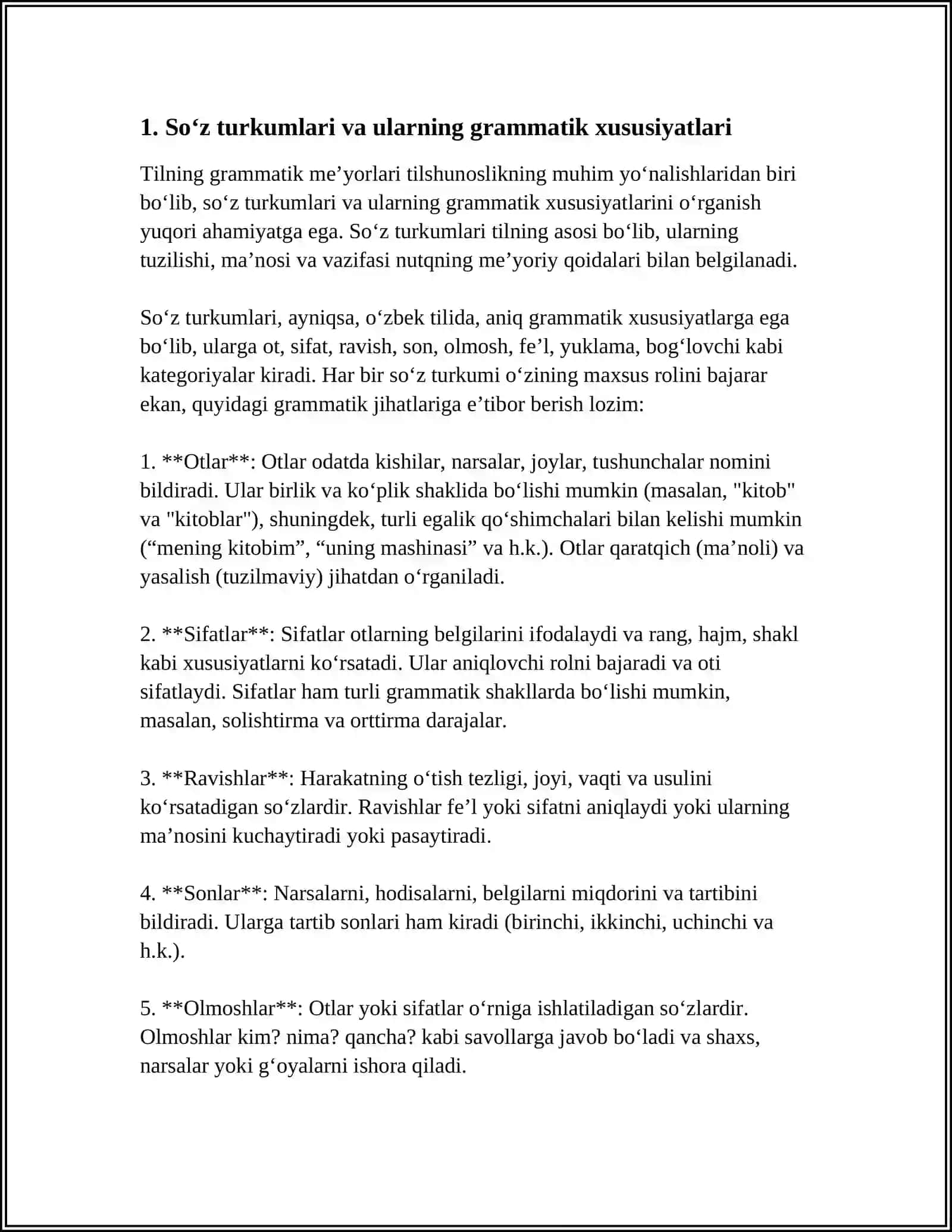 NUTQNING GRAMMATIK ME'YORLARI 3