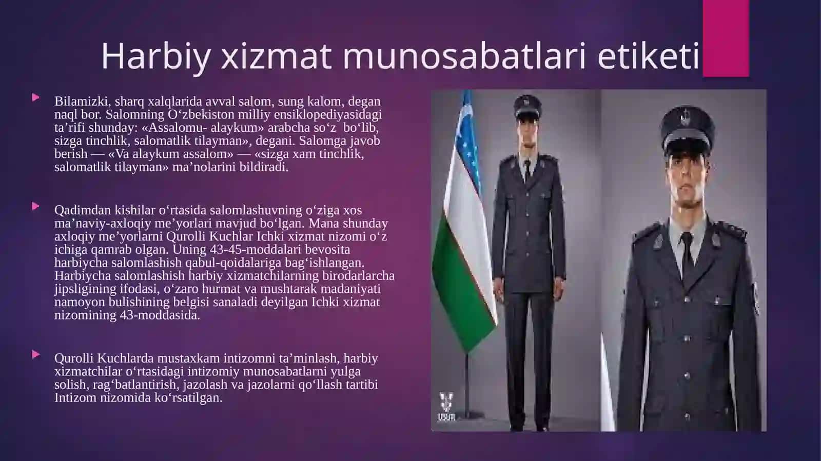 Xizmat munosabatlaridagi etiket 3