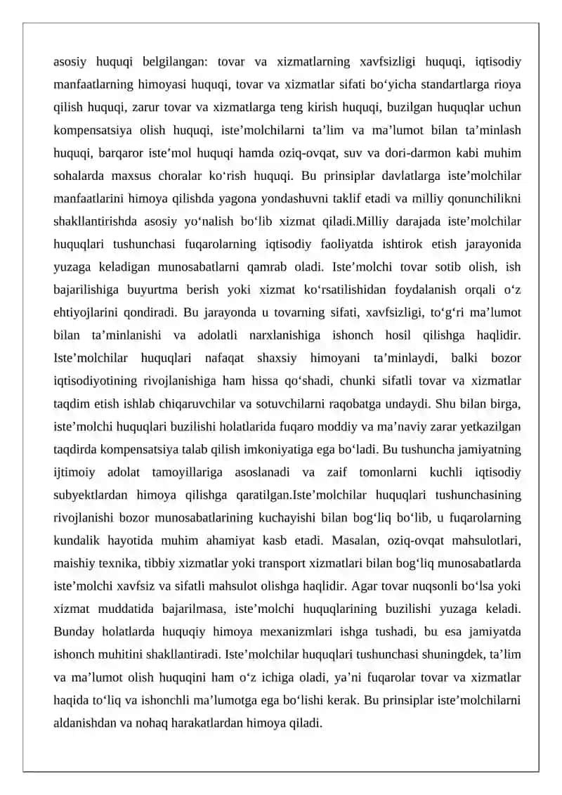 Iste’molchilar huquqlarining ustunligi 3