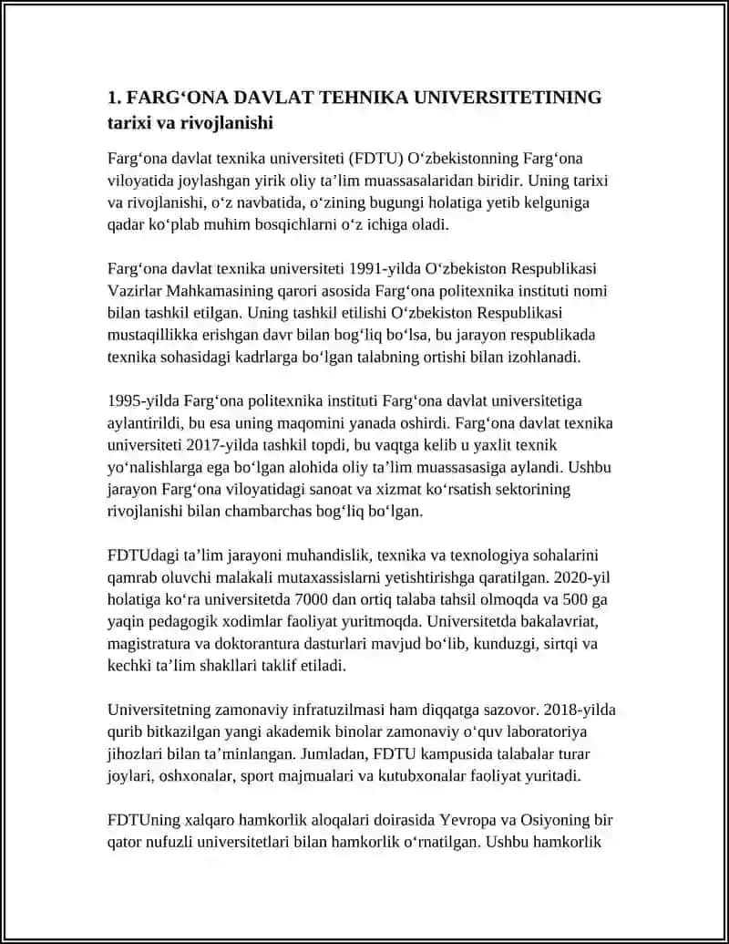 FARGʻONA DAVLAT TEHNIKA UNIVERSITETI 3