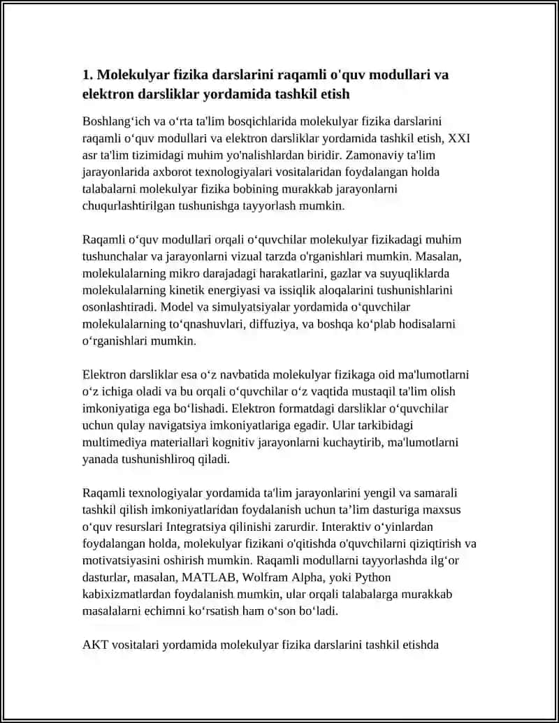 "MOLUKULYAR FIZIKA" 3