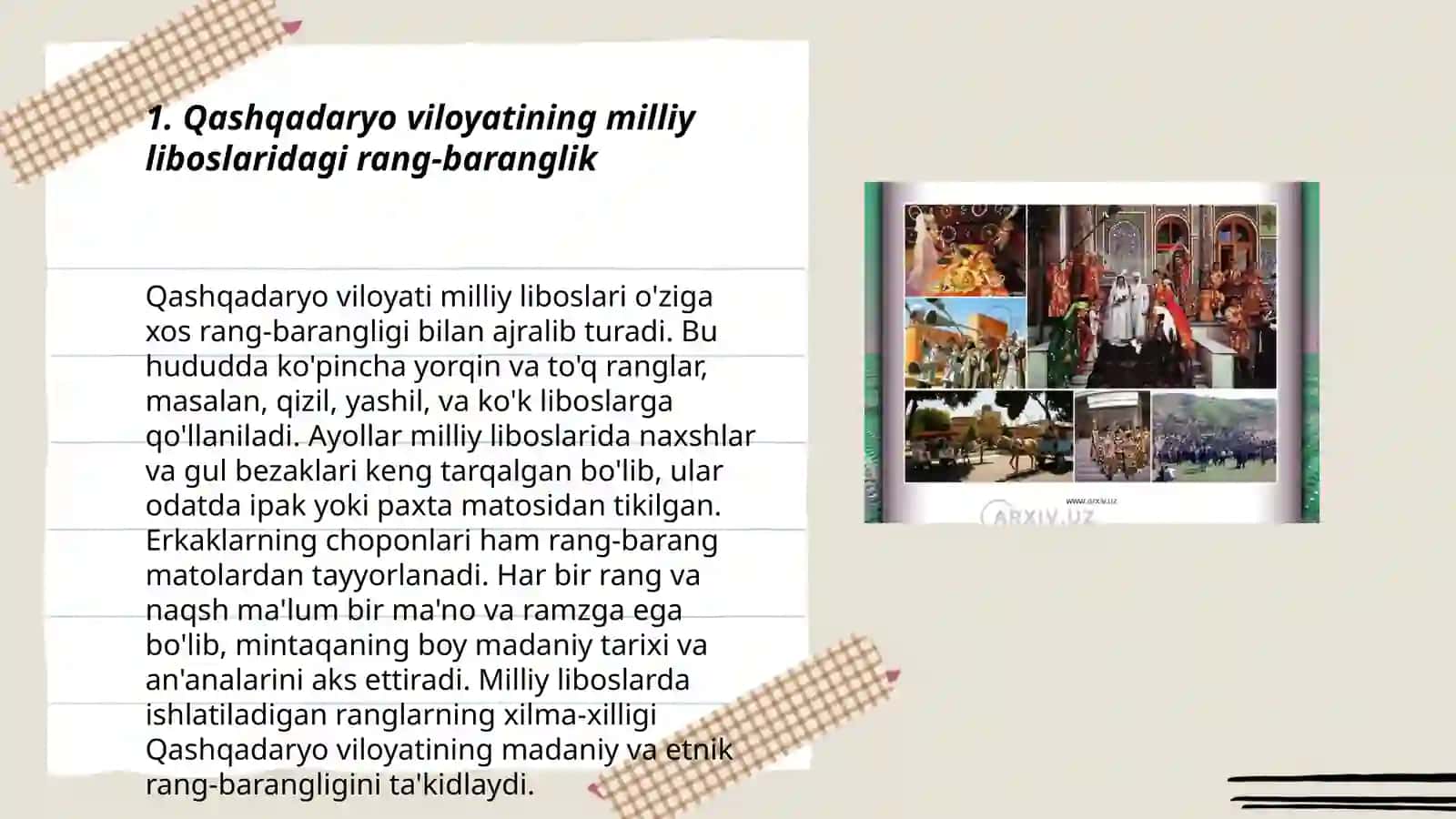 Qashqadaryo viloyati milliy kiyimlari va urf odatlari 3