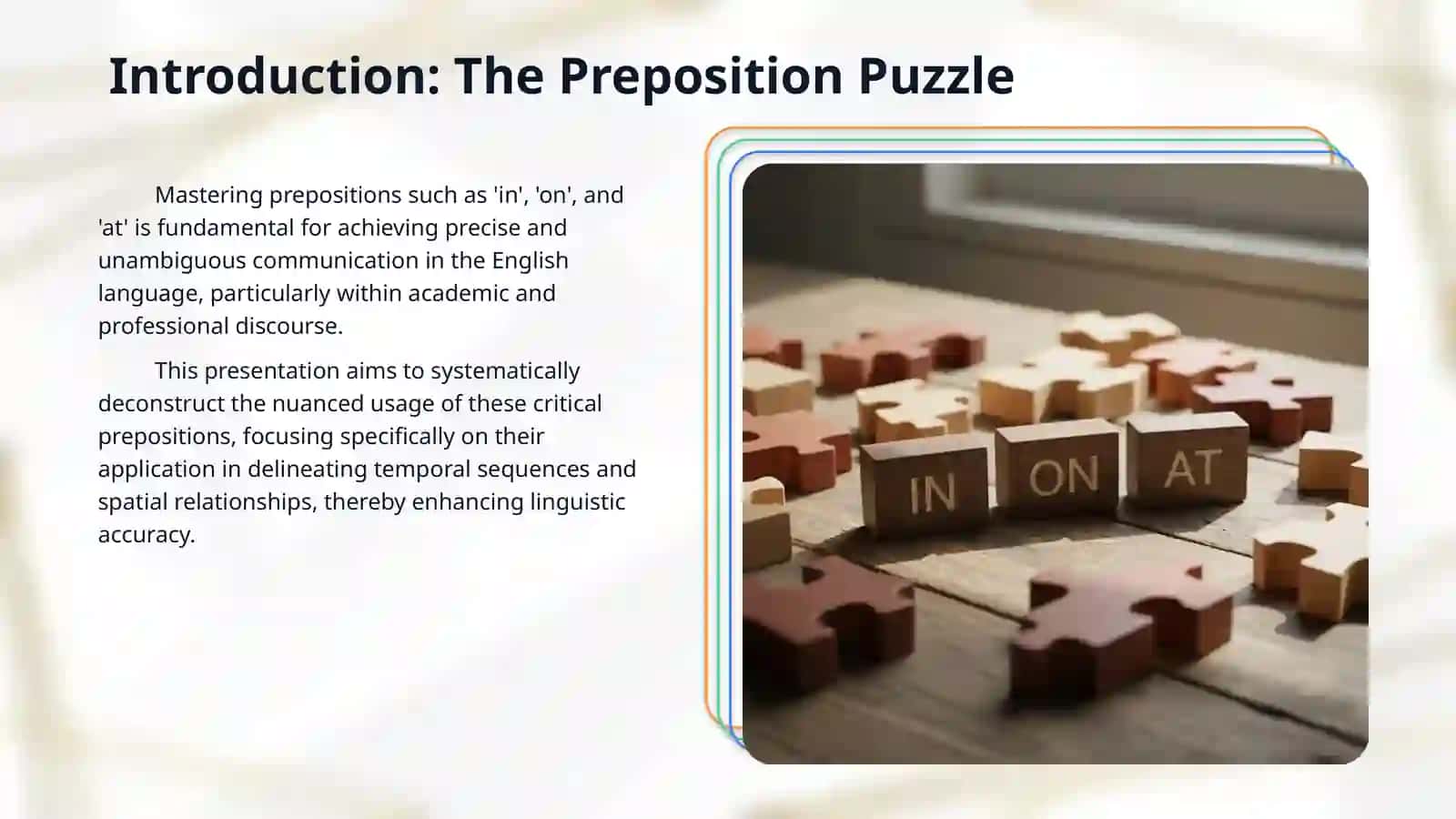 Ingliz tilida Predloglar (Prepositions of time and place - in, on, at) ishlatilishining oltin qoidalari 3