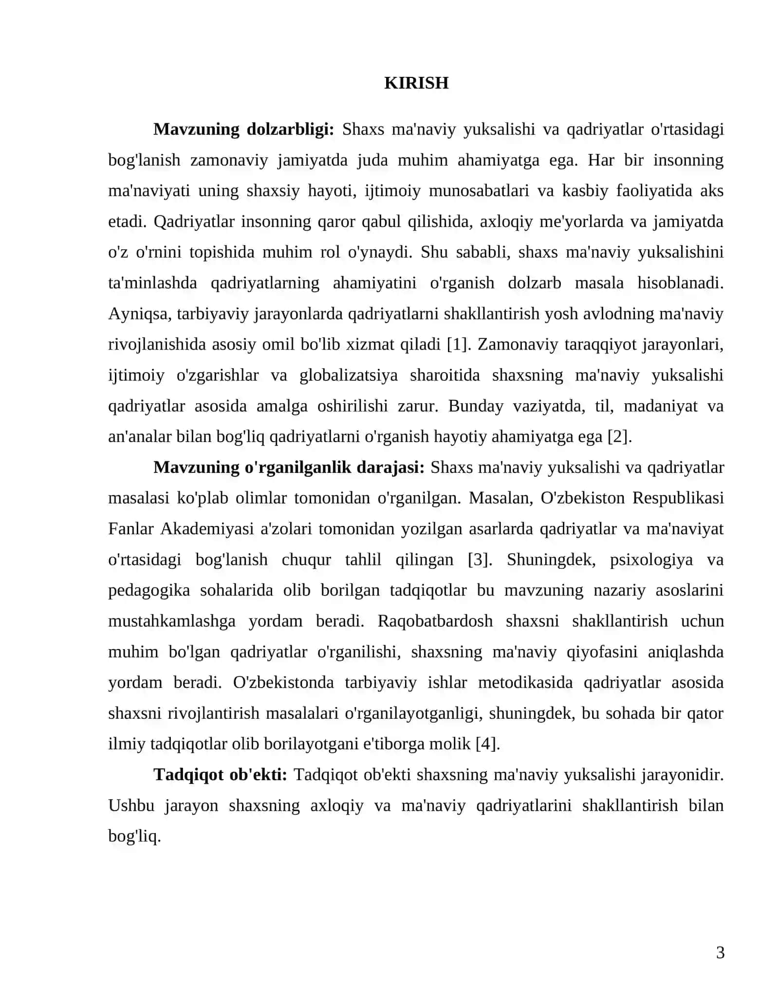 TARBIYAVIY ISHLAR METODIKASI FANIDAN KURS ISHI 3