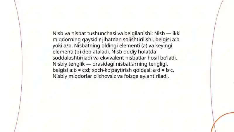 Nispiy miqdorlardan foydalanish usuli 3