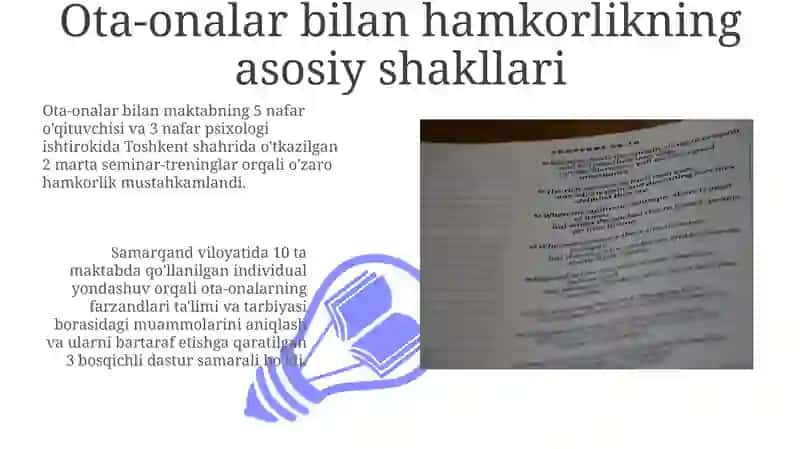Ota-onalar bilan hamkorlikning asosiy shakllari 3