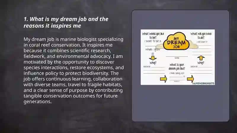 Marine Biologist specializing in Coral Reef Conservation 3