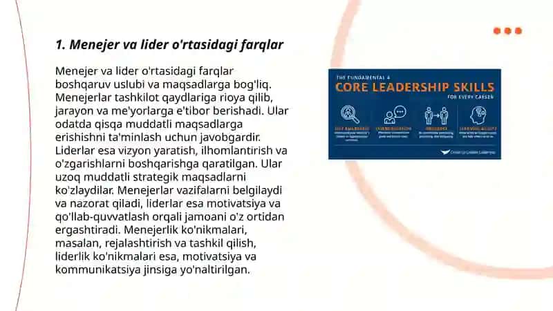 Menejer va rahbarlik uslubi tushunchasi 3