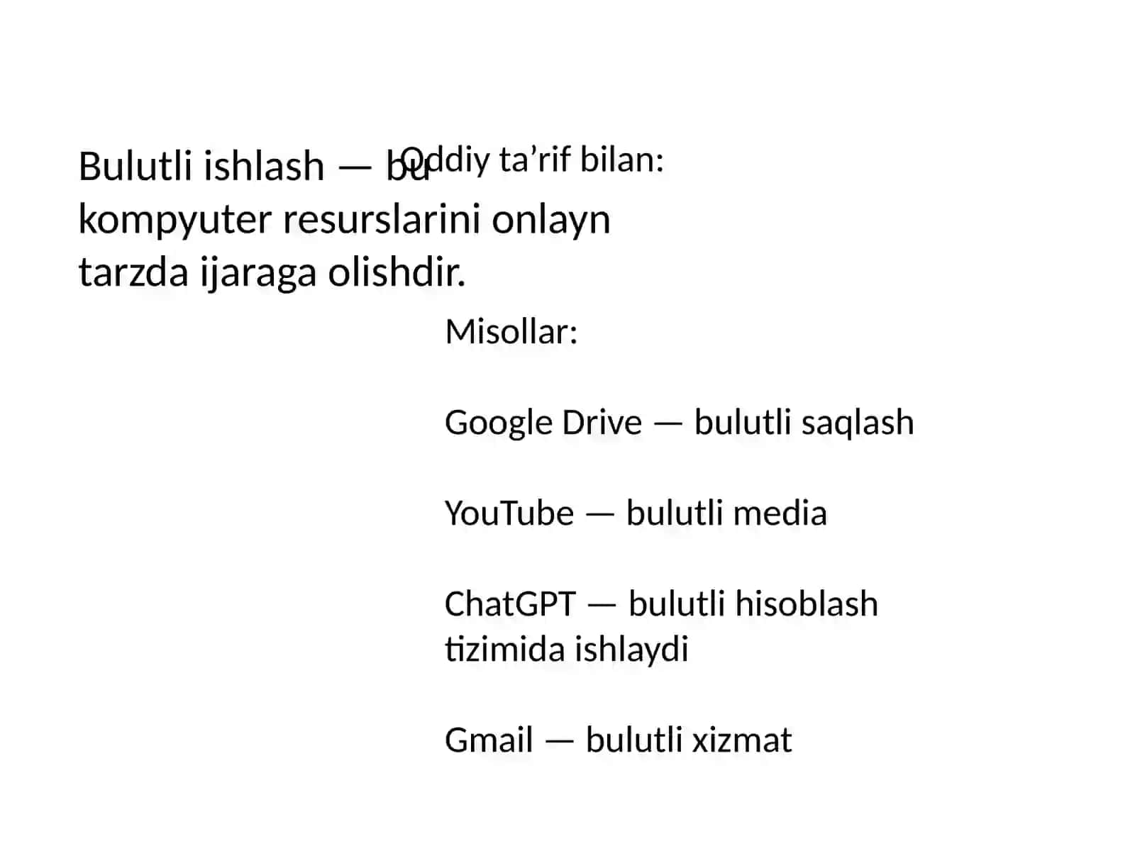 Bulutliishlash (Cloud Computing) 3