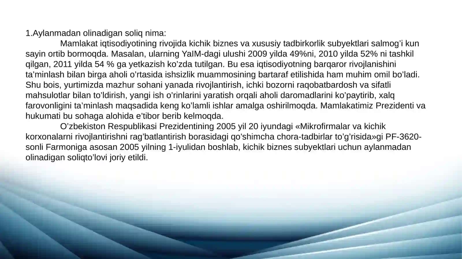 Aylanmadanolinadigansoliqningahamiyati 3