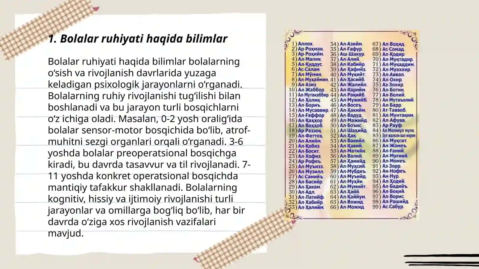 Ota-onalarni bola tarbiyasi uchun zarur boʻlgan bilim malakalardan xabardor qilish 3