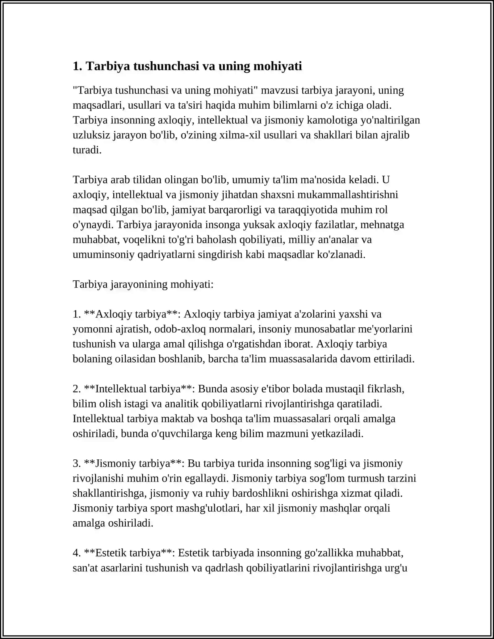 TARBIYA METODLARI VA VOSITALARI 3