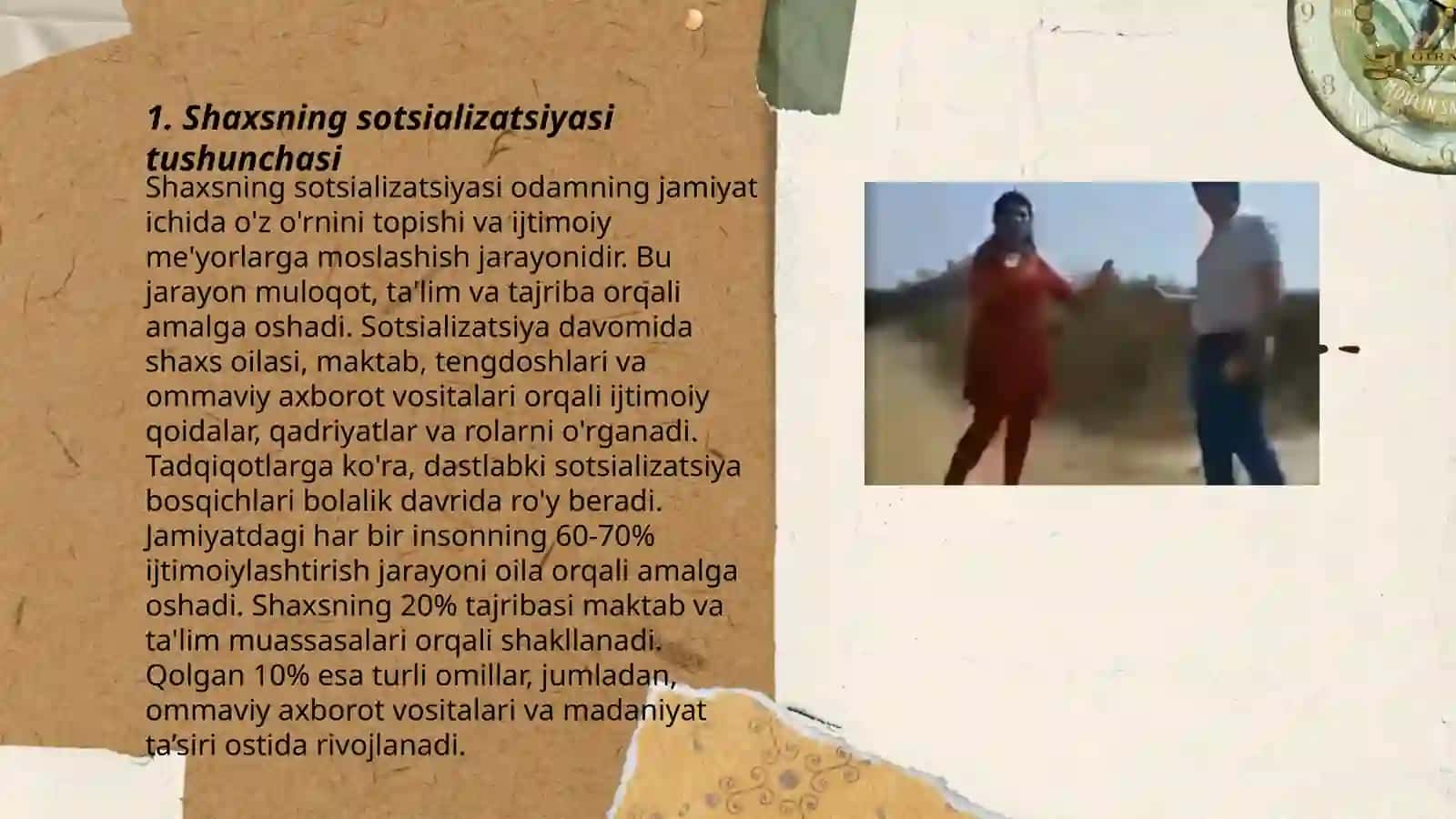 Shaxs sotsializatsiyasi 3