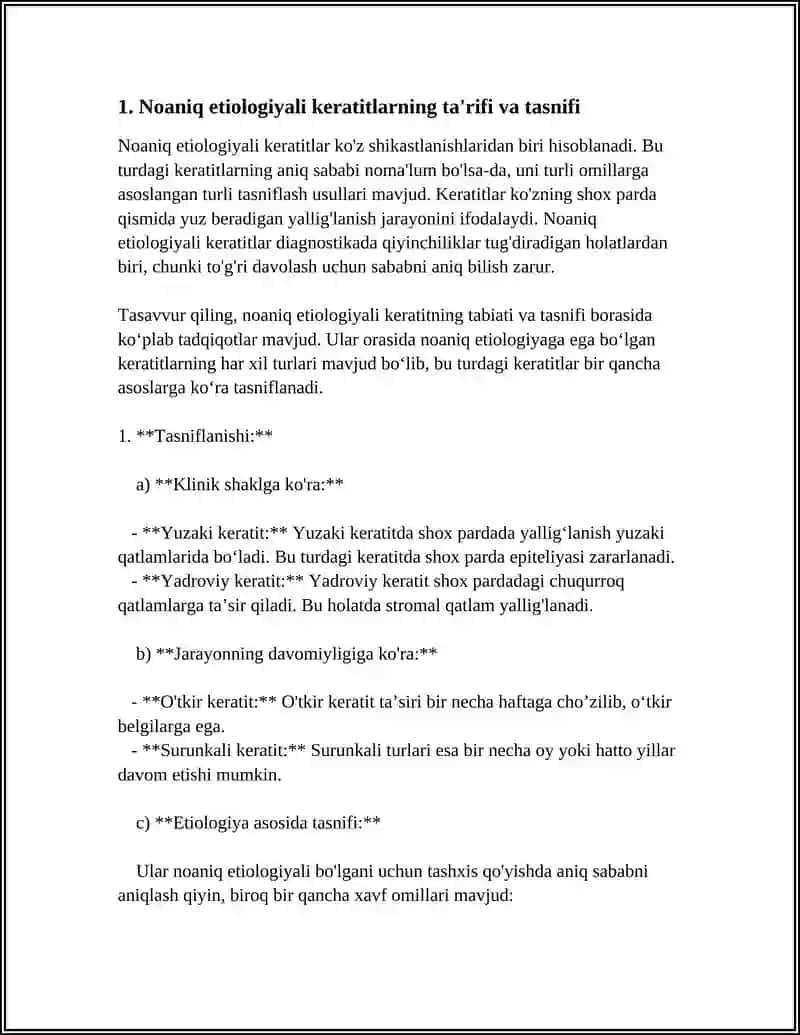 NOANIQ ETIOLOGIYALI KERATITLAR 3