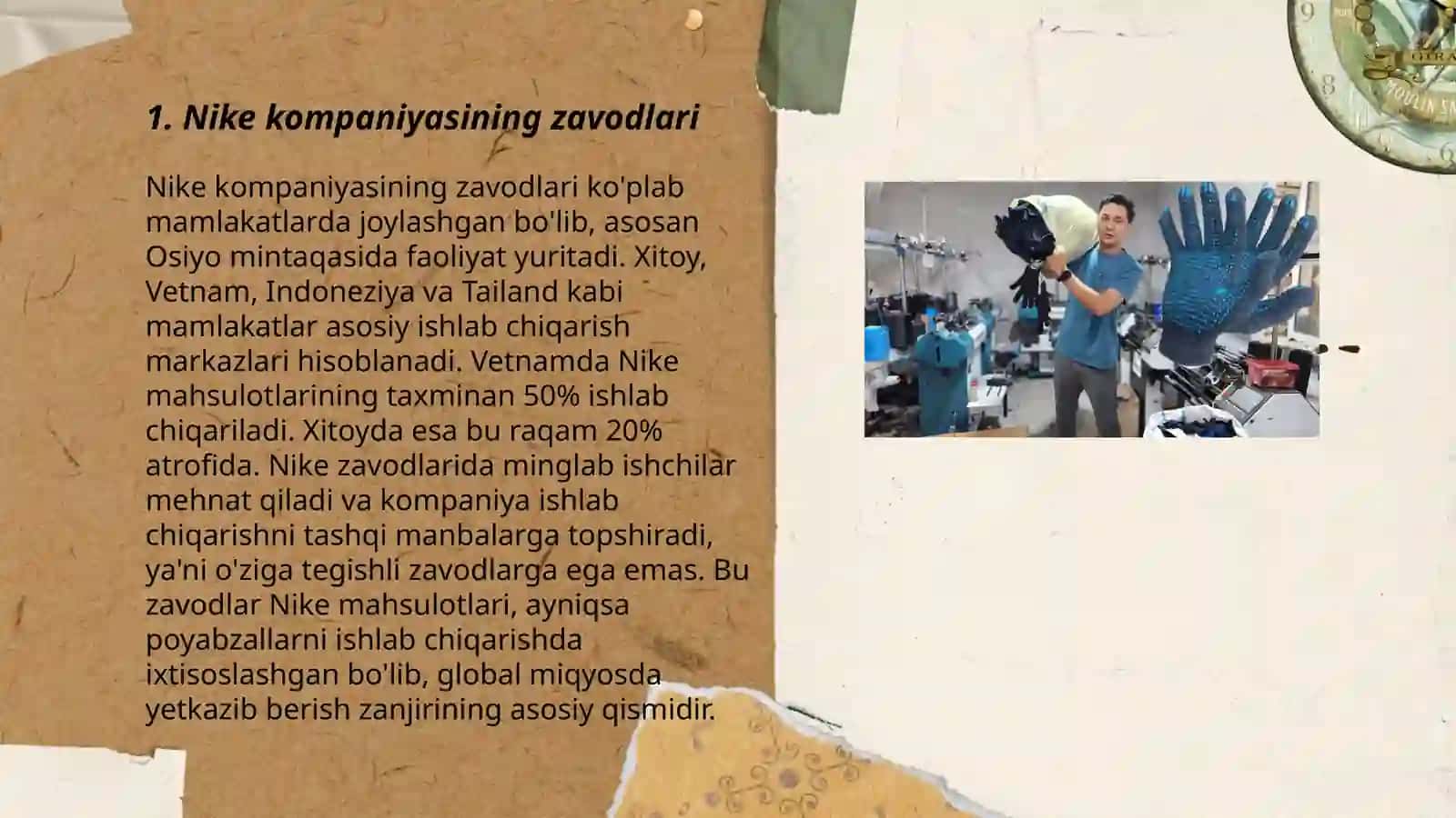 Nike Kompaniyasi Ishlab chiqarish 3