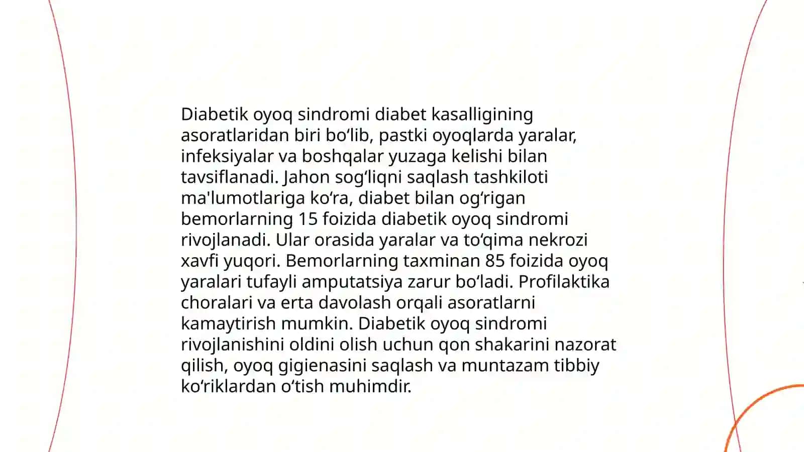 Qandli diabet xirurgik asoratlari 3