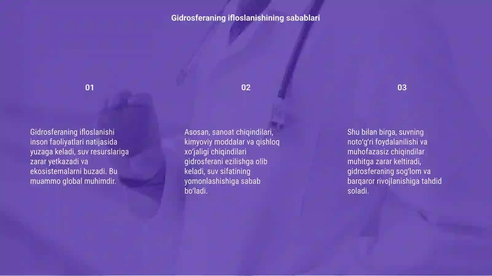 Gidrosferaning ifloslanishi 3