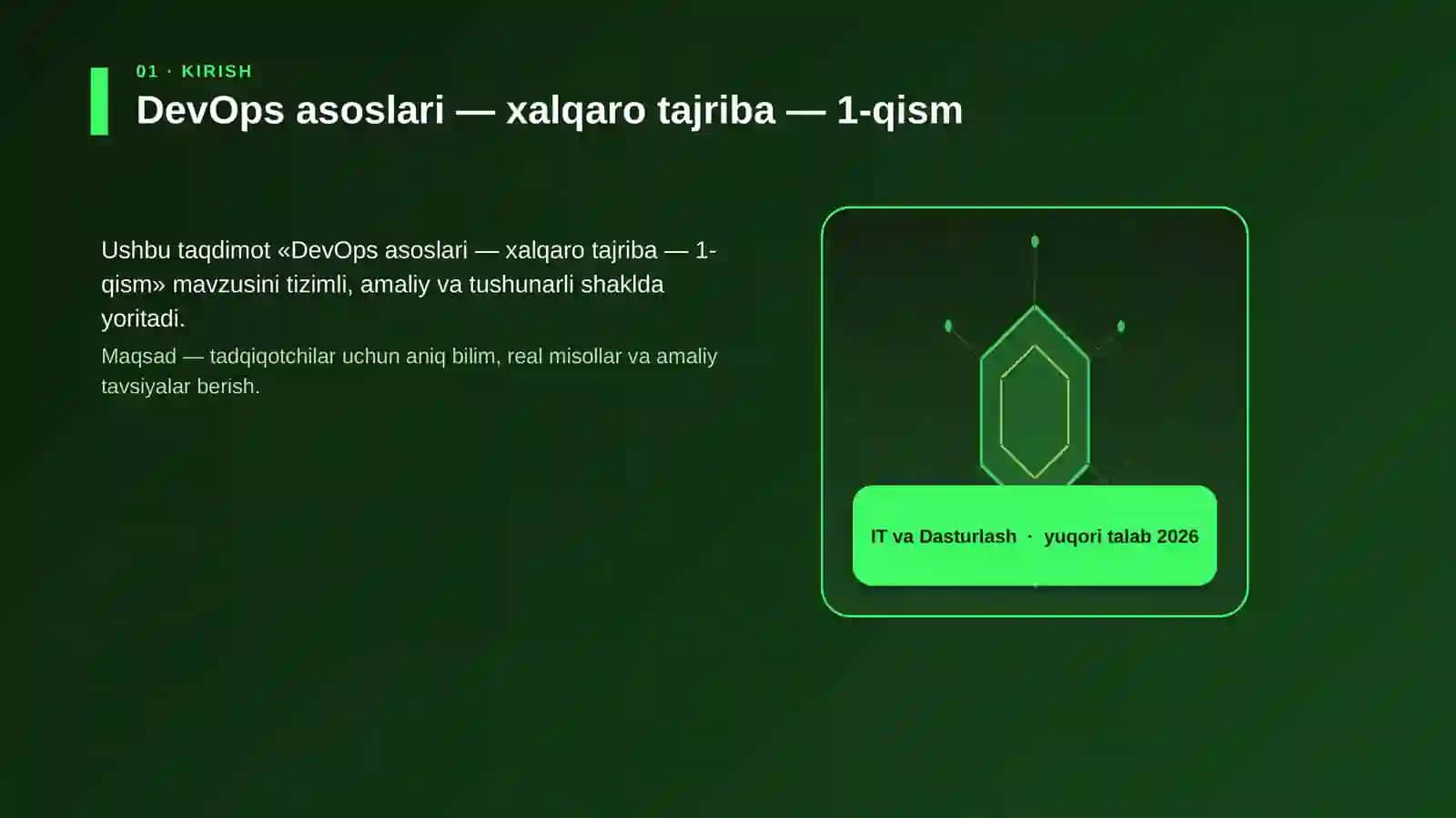 DevOps asoslari — xalqaro tajriba — 1-qism 3