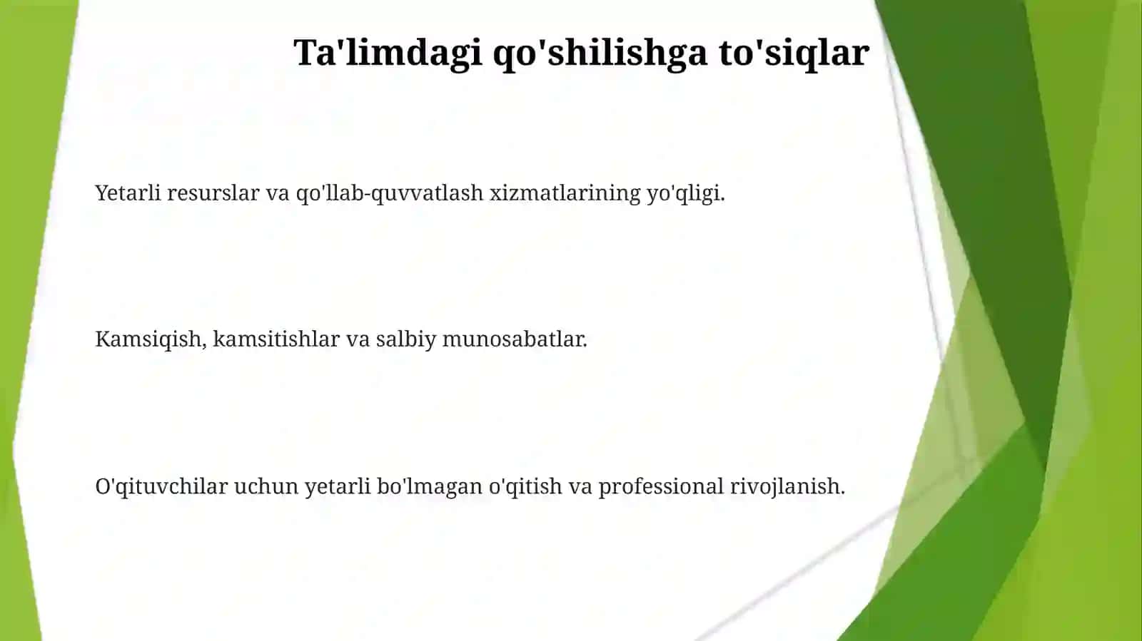 Inklyuziv ta'lim metodlari: tahlil va xususiyatlari 3