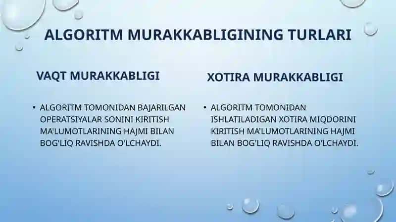 AlgoritmLARVA MA’LUMOTLARSTRUKTURASI 3