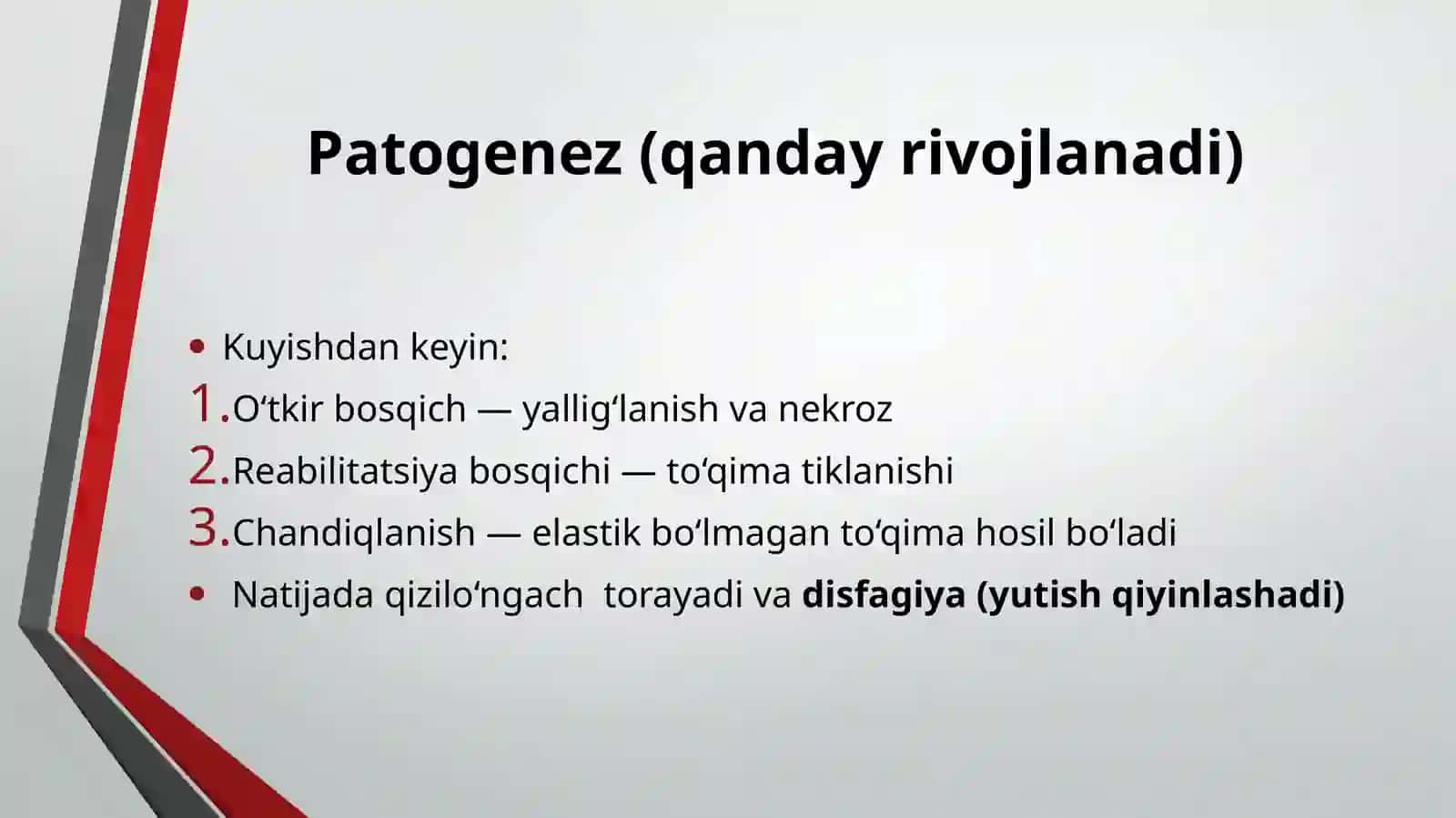 Qizilo‘ngach kuyishlari 3