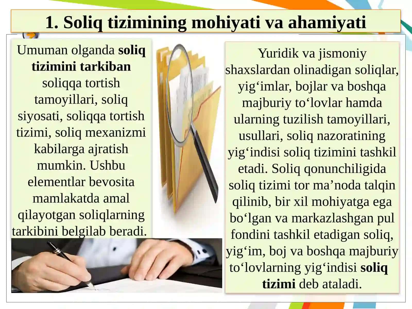O‘zbekiston Respublikasining soliq tizimiga umumiy tavsif 3