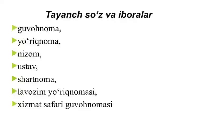 Tashkiliy hujjatlar 3