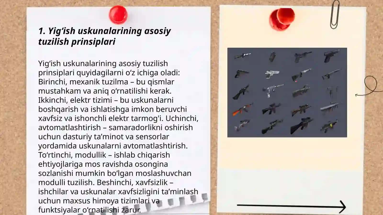 Yigʻish uskunalari.Ularning tuzilish prinsiplari 3