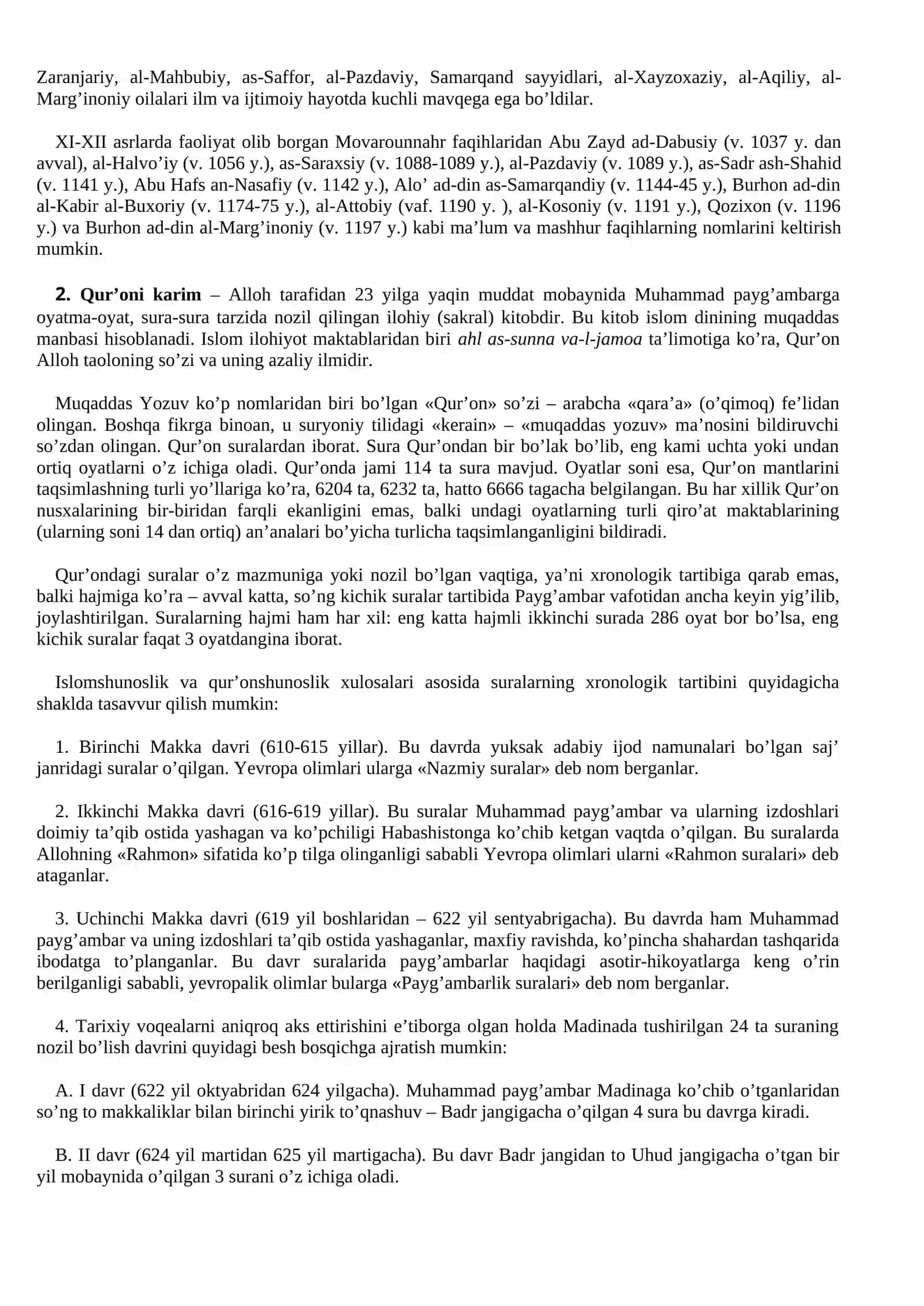 Islom shariati manbalari 3