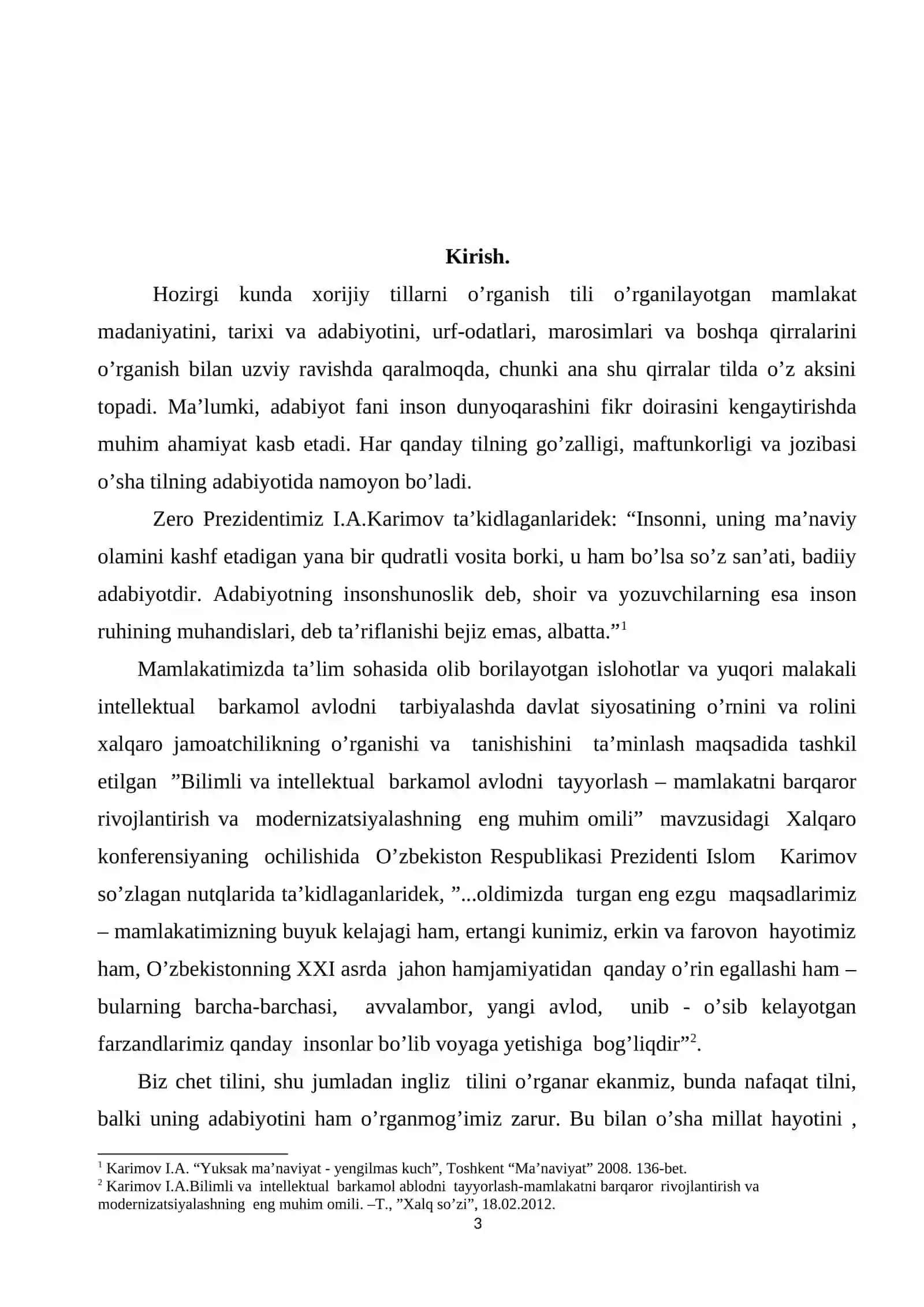 Majhul nisbatning ingliz va o’zbek tillarida ishlatilishi 3