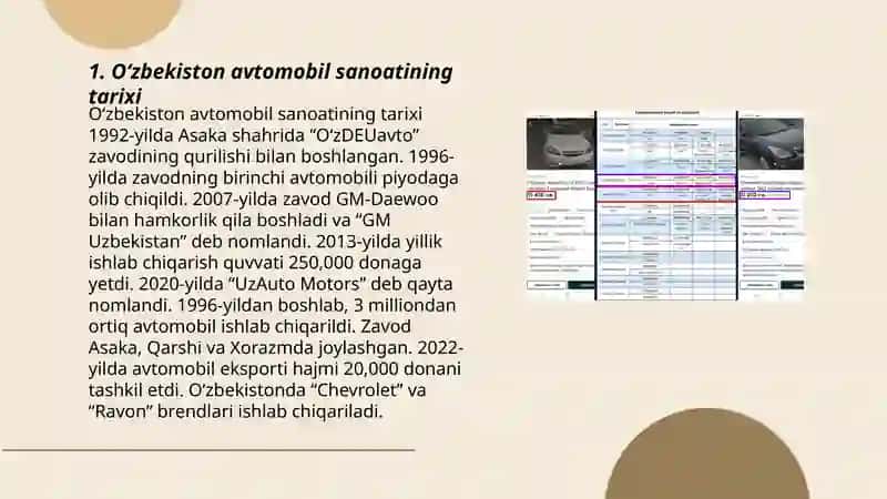 Oʻzbekiston avtomobil sanoati tarixi 3