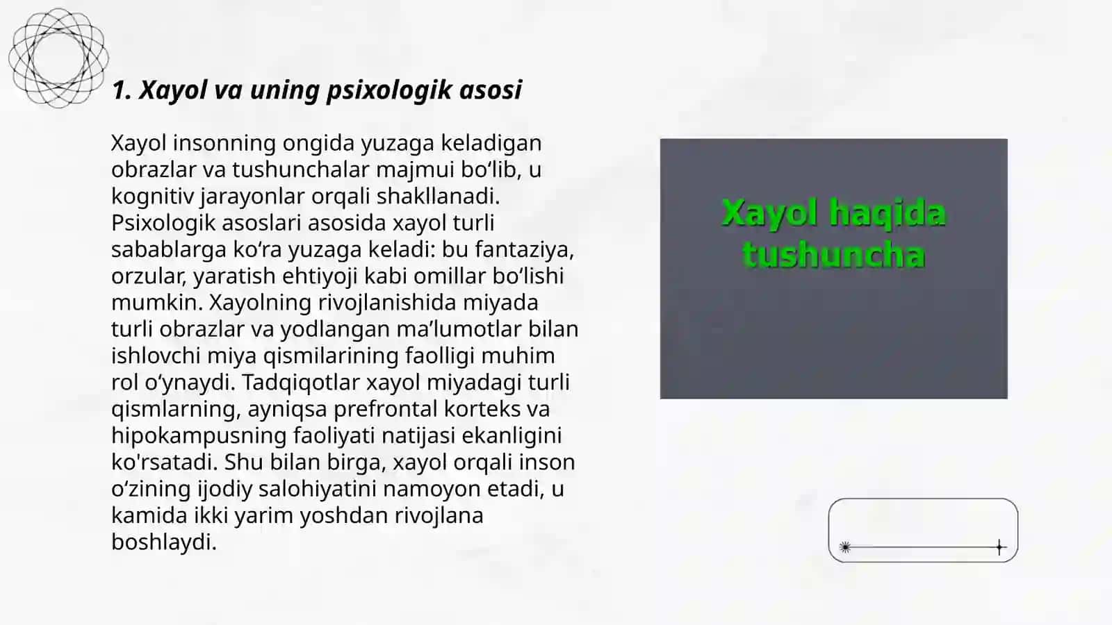 Xayol haqida tushuncha 3