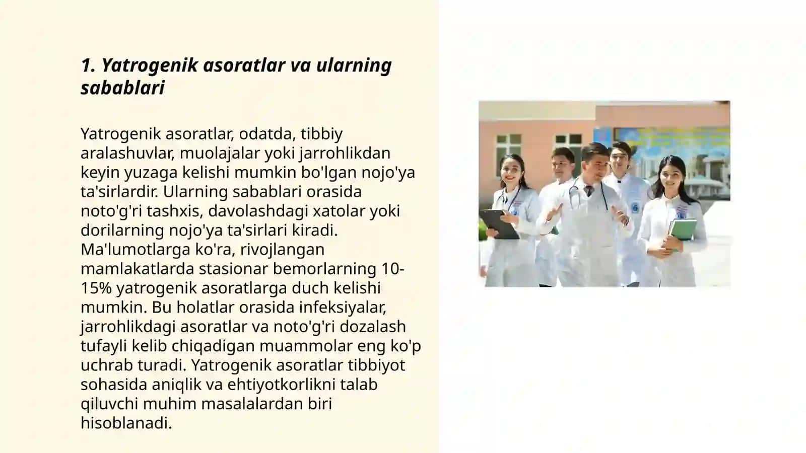 Xozirgi zamon tibbiyotida yatrogeniya muammolari 3