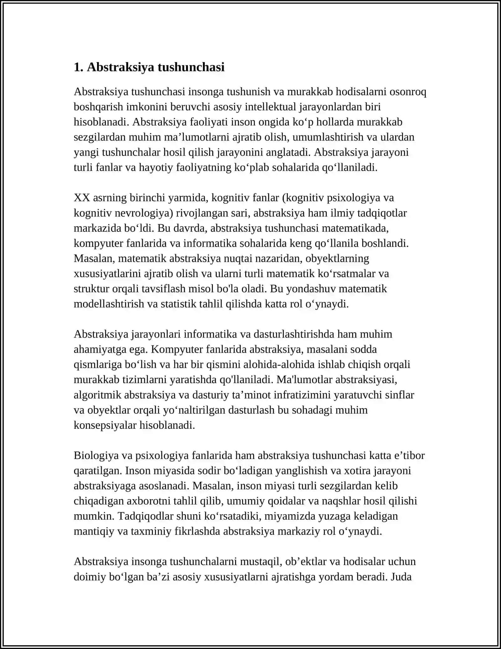 ABSTRAKSIYA TUSHUNCHASI 3
