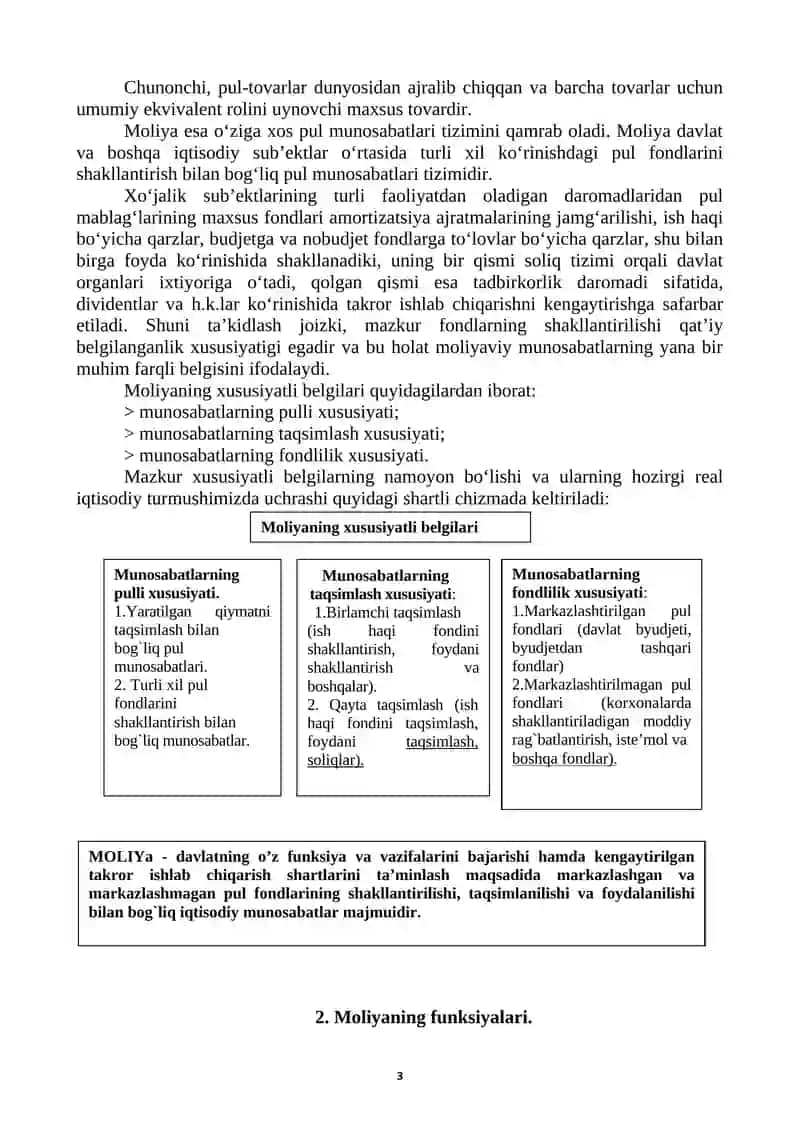 Moliyaning mohiyati va funksiyalari 3