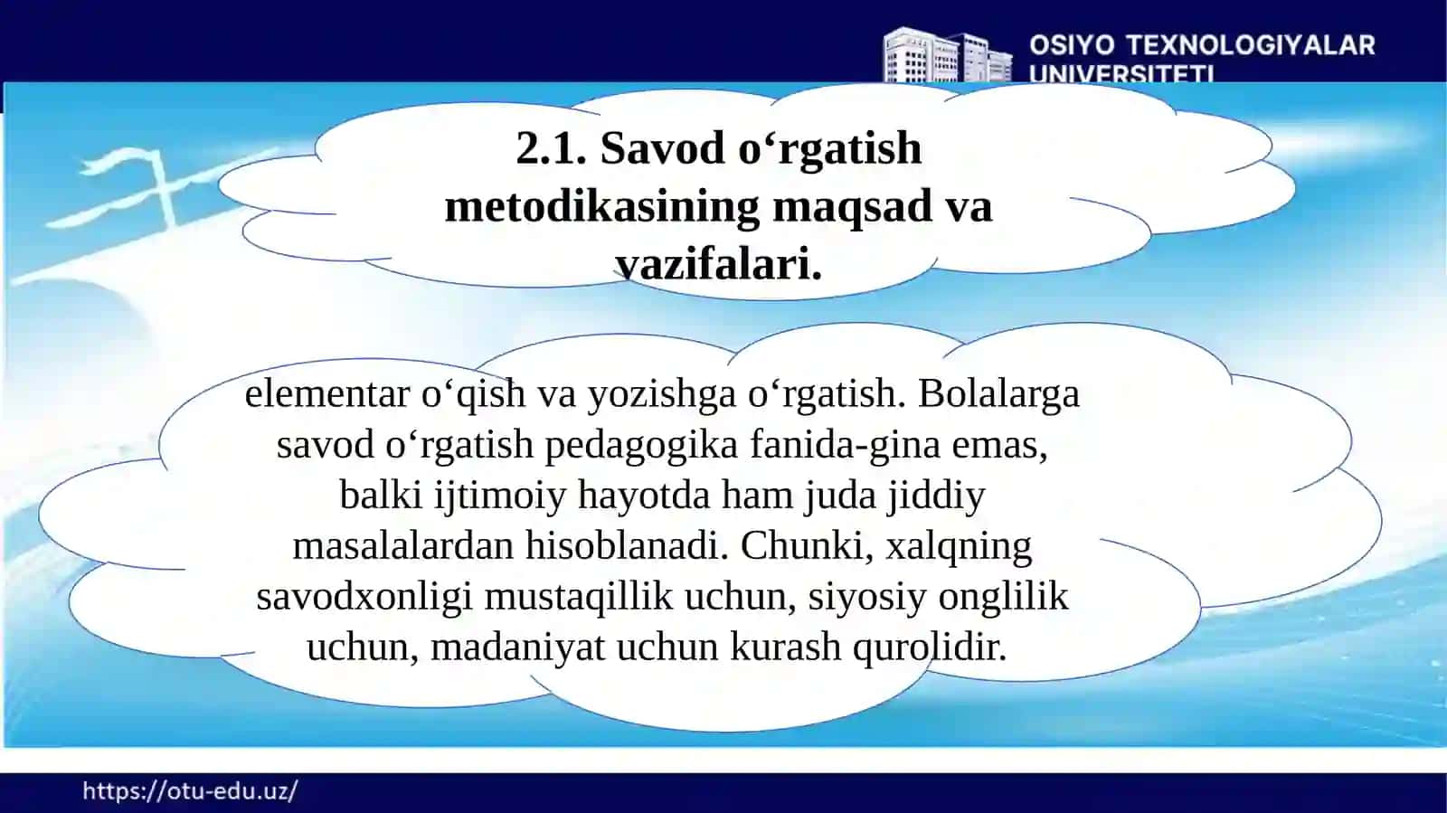 Savodo‘rgatish metodikasi 3
