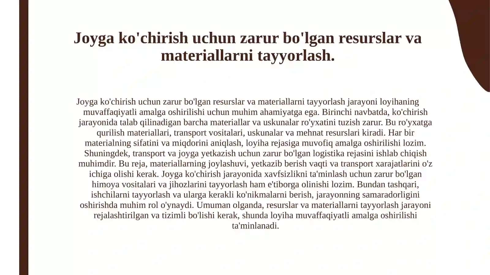 Fotoplan foydalanib loyihani joyga koʻchirish usullari 3