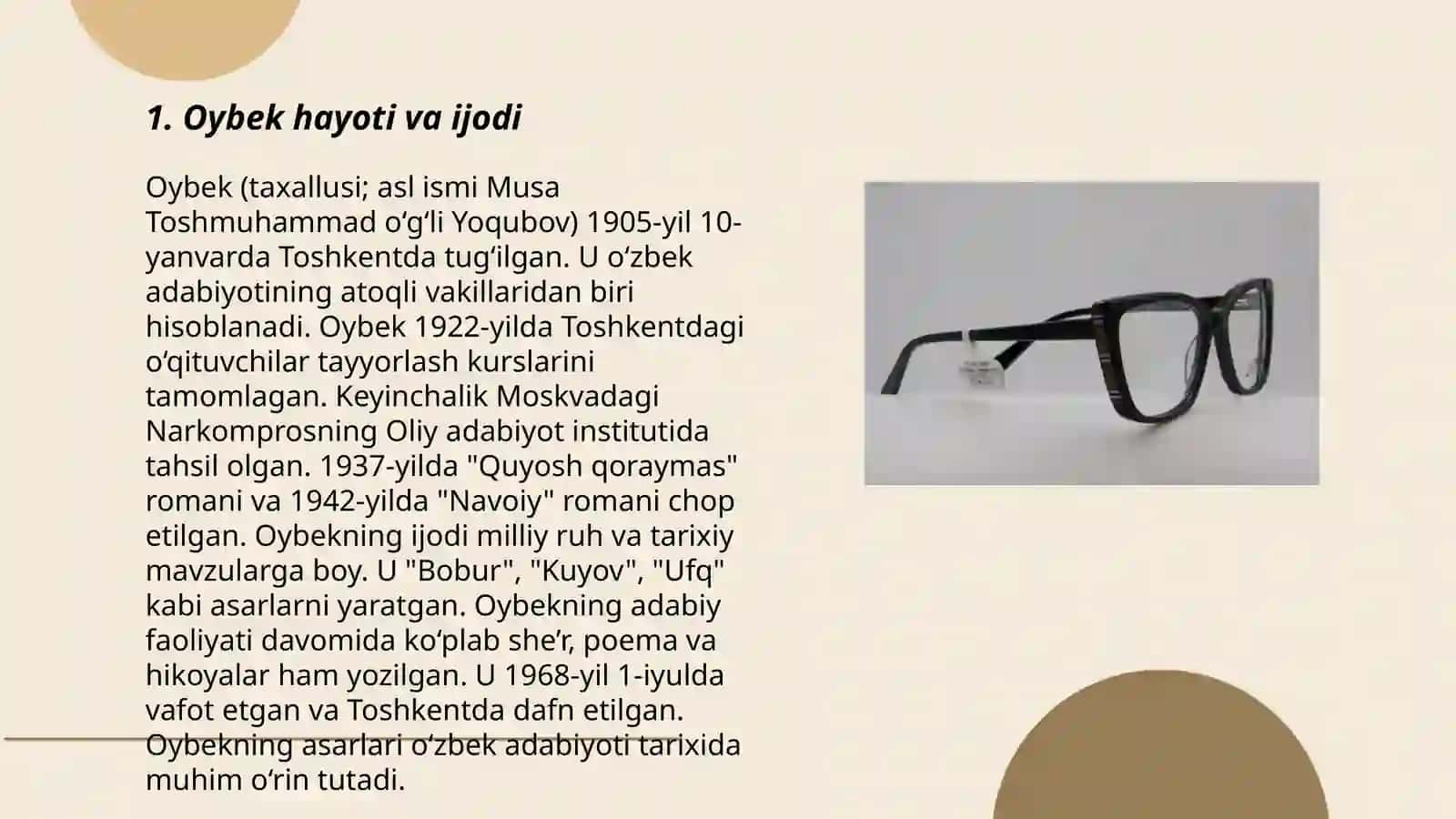 Oybekning "Fonarchi ota" hikoyasi 3