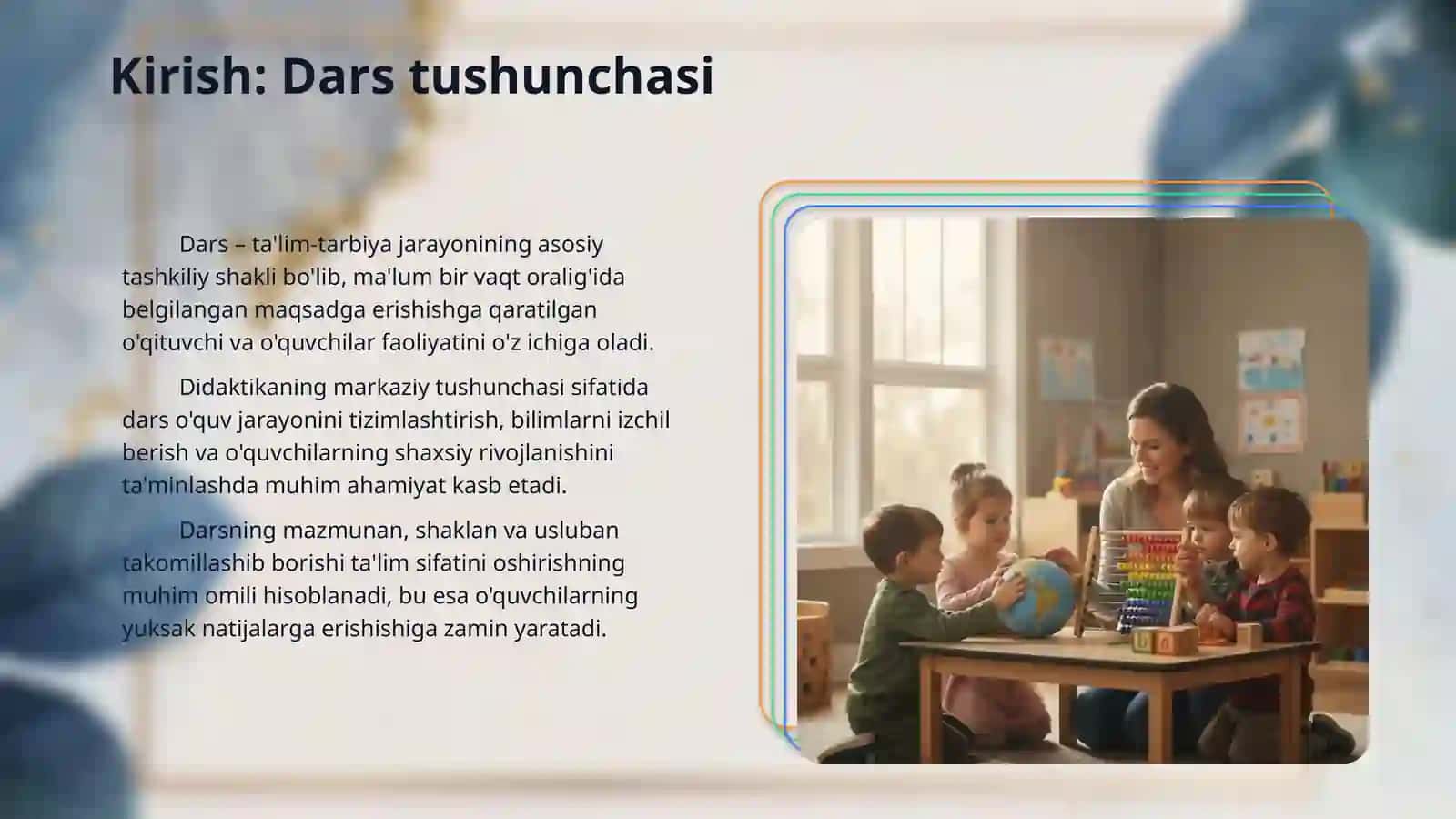 Dars va uning turlari 3