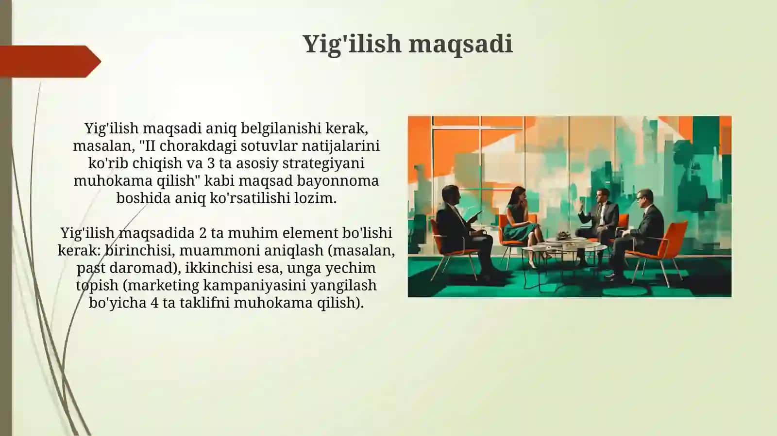 Guruh majlisi bayonnomasi tayyorlash - Taqdimot 3