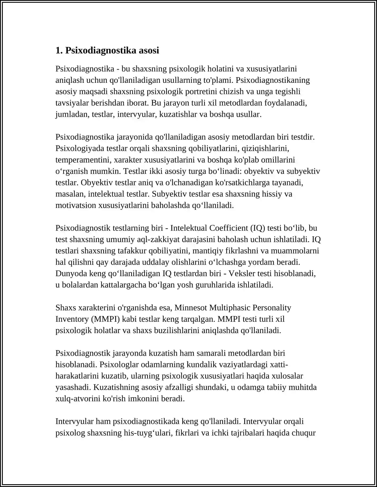 PSIXODIAGNOSTIKADA O'ZGARUVCHILARNI TANLASH 3