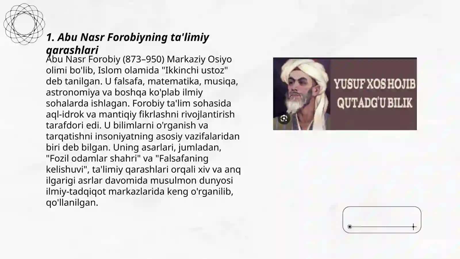 Abu Nasr Forobiyning ta'limiy qarashlari 3
