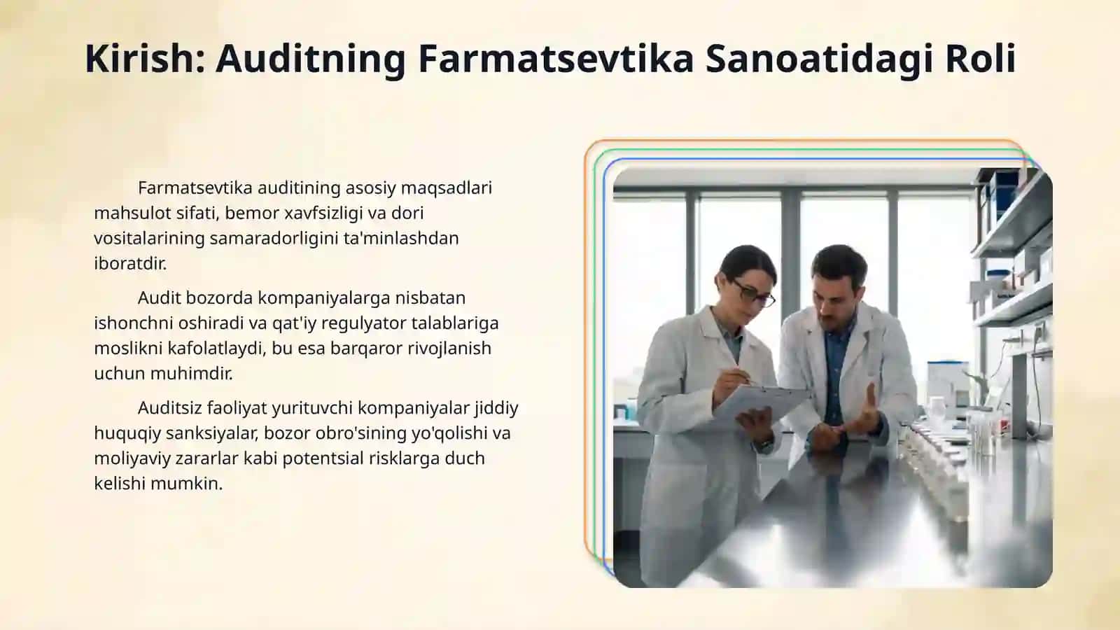 Farmatsevtika boshqaruvi tizimida audit 3